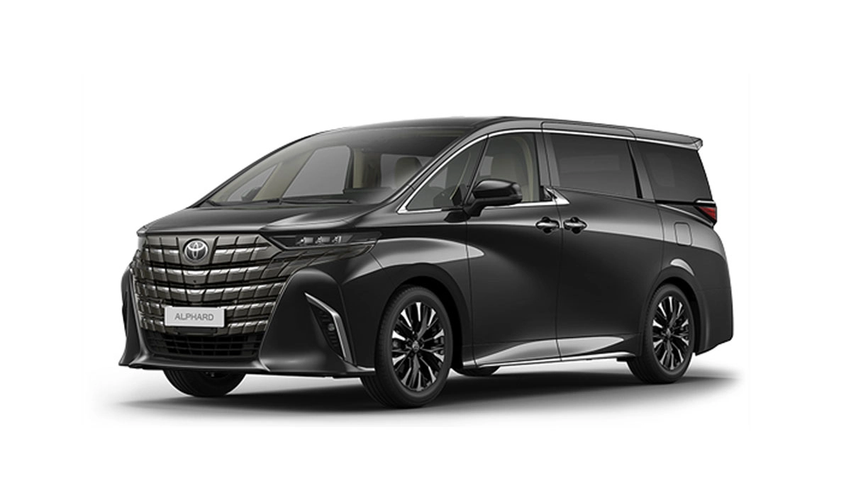 Toyota Alphard đen 3